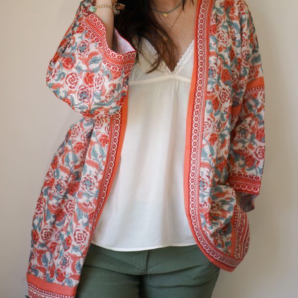 kimono de verano en algodón