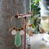 pendientes con piedras naturales