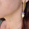 pendientes largos de hoja de edición limitada