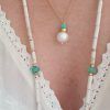 collar de jade turquesa