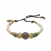 pulsera Mahe con ágata, turquesas y citrinas