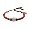 pulsera Mahe rosa y amatista