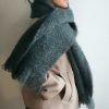 bufanda mohair gris marengo