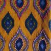 foulard cashmere fondo mostaza