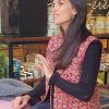chaleco vintage estampado floral