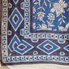 fular algodón estampado en tonos azules