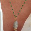colgante Anthea onyx verde