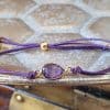 pulsera amatista facetada