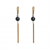 pendientes nook labradorita y amatista