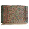 foulard lana y cashmere estampado floral en tonos pasteles