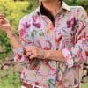camisa edición limitada estampado floral