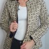 chaqueta algodón estampado geométrico