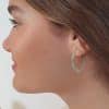 pendientes de aro con apatitas