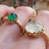 SHIORI ANILLO ONYX VERDE 65€ Y ANILLO PREHNITA 85€ WWW.SHIORI.ES