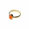 ANILLO OCEAN CORNALINA Y PLATA DE LEY