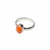 ANILLO OCEAN CORNALINA Y PLATA DE LEY