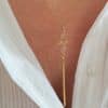 SHIORI COLLAR CUARZO ROSA CHAPADO ORO 24K 68€ WWW.SHIORI.ES'