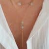 SHIORI GARGANTILLAS DE CALCEDONITA AZUL CHAPADAS ORO 65€ Y 68€ WWW.SHIORI.ES