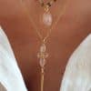 SHIORI MIX GARGANTILLAS MORGANITA, CUARZO ROSA, IOLITAS 68€ Y 68.50€ WWW.SHIORI.ES