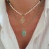 SHIORI MIX GARGANTILLAS PERLAS DE RIO Y CALCEDONITA AZUL (70€) Y AMAZONITA Y AGUAMARINAS (75€) WWW.SHIORI.ES