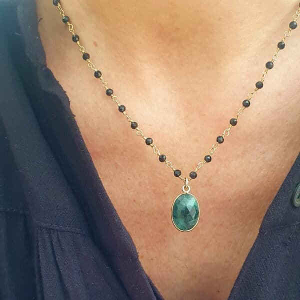 gargantillas de piedras naturales shiori joyas