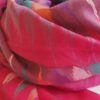 fular invierno rojo en cashmere 100%