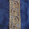 fular invierno azul marino cashmere 100%