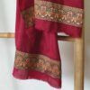 fular invierno granate en cashmere 100%