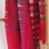 fular invierno rojo en cashmere 100%