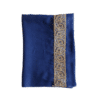 fular invierno azul marino cashmere 100%
