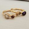 Anillos piedras naturales