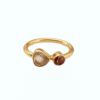 Anillos finitos con piedras naturales plata de ley