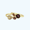 Anillos finitos con piedras naturales plata de ley