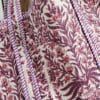 bolso grande de algodón estampado en rosa y lila