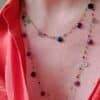 collar de dos vueltas con piedras naturales