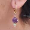 pendientes lottie de amatistas