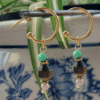 pendientes lottie con ojo de tigre