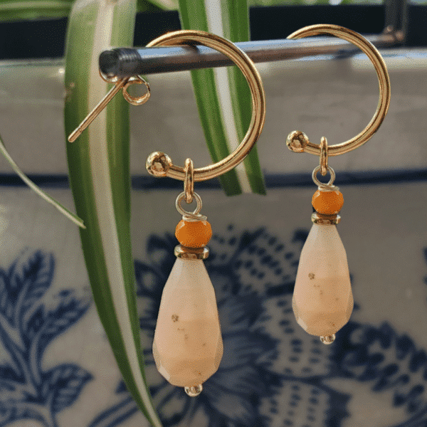 pendientes lottie de morganitas