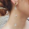 pendientes de aguamarinas posidonia
