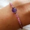 pulsera de turmalinas y amatista