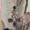 pendientes livia de iolitas y labradoritas