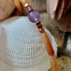 pulsera Cyra de aventurinas, turmalinas y amatista