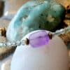 pulsera de amatista y prehnitas